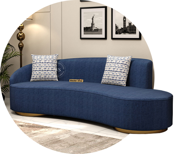 Modern Leather Sofa for Living Room